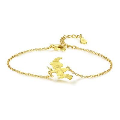 Premium Gold Plated Witch Adjustable Bracelet for Women