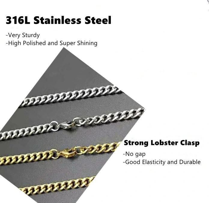 Stainless Steel Finished Chain Cuban Chain