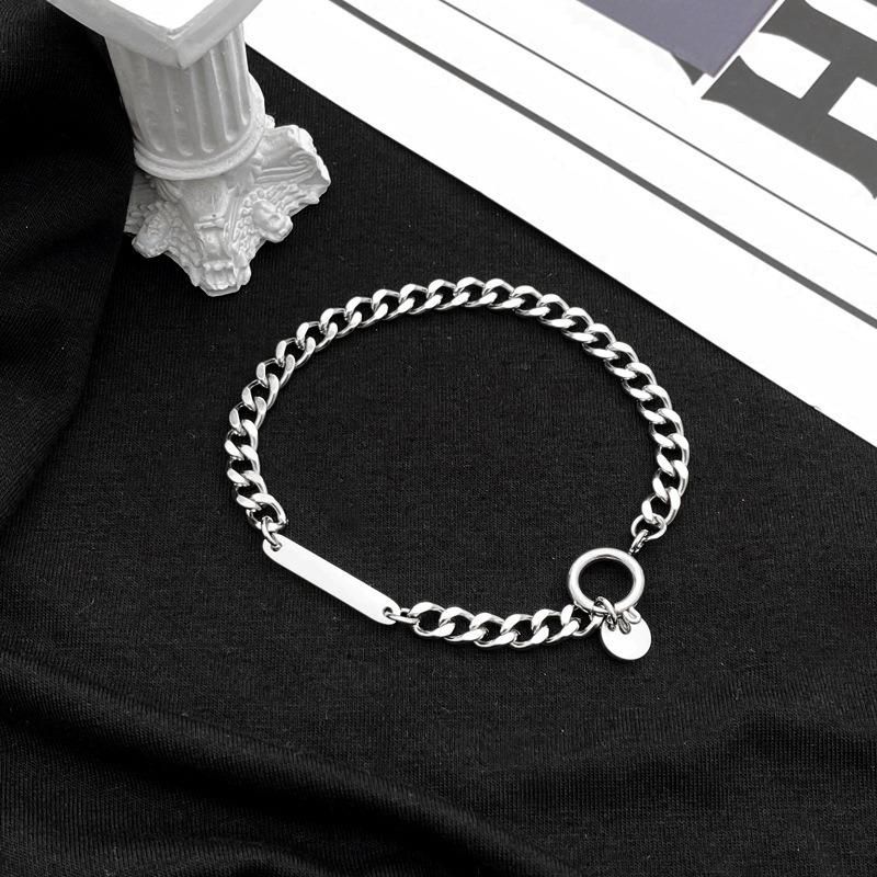 Manufacturer Custom Jewelry Good Quality Non Fade Man Stainless Steel Bracelet 2022 New Arrivals Fashion Adjustable Bracelet Couple Men Jewelry