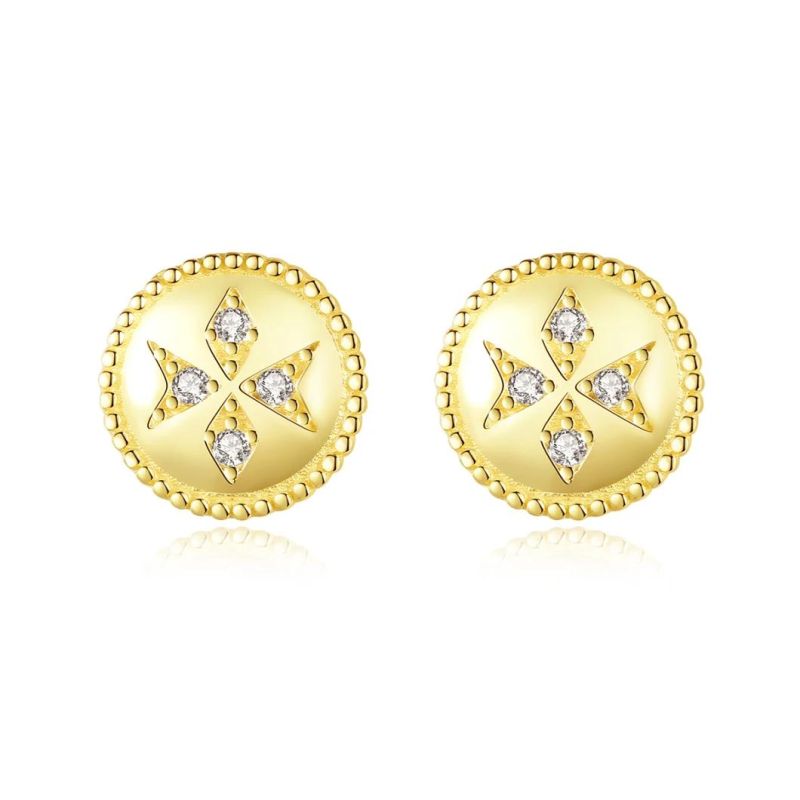 OEM Silver Jewelry Multicolored Fashion Body Piercing Ear Studs