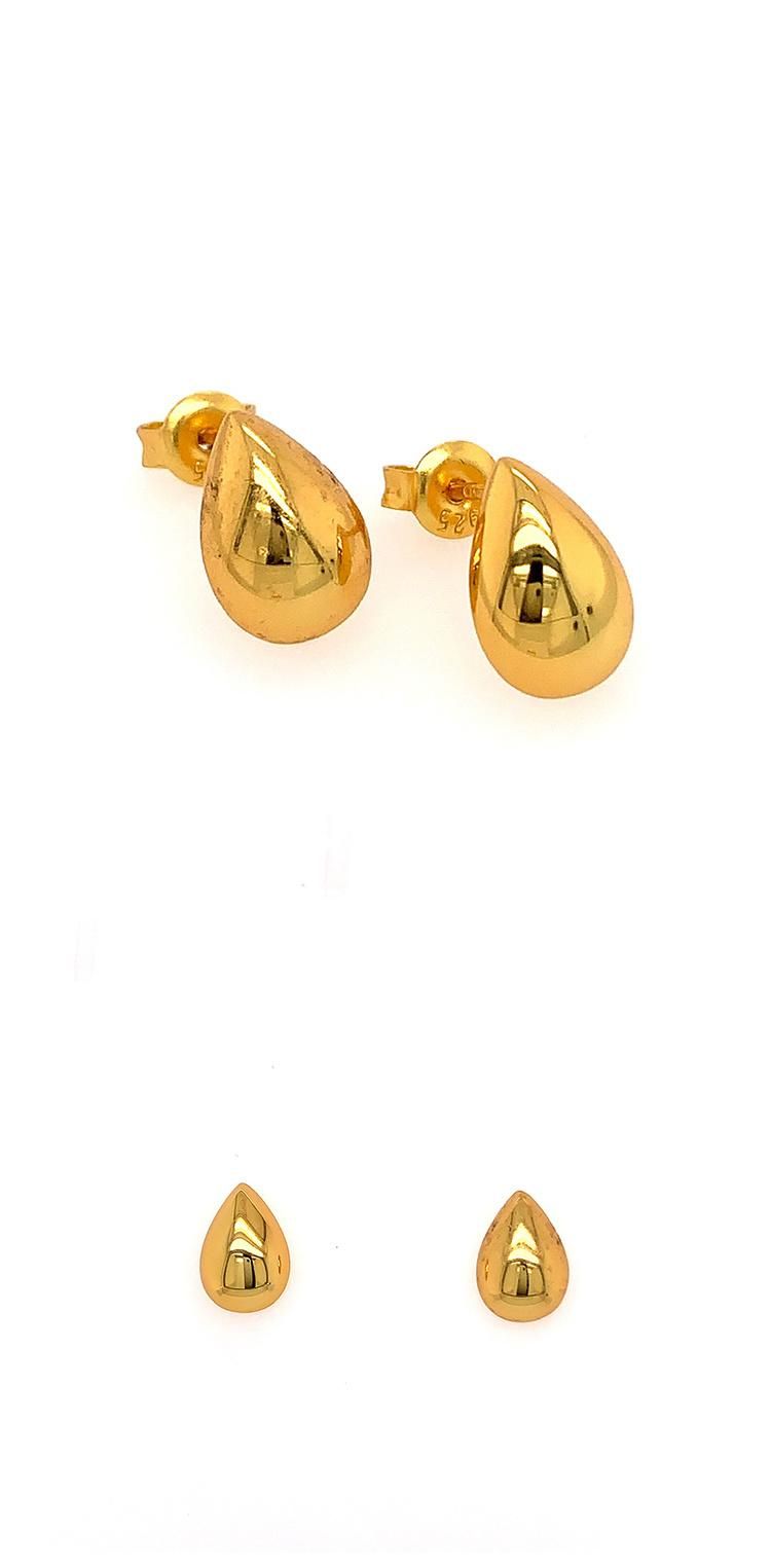 Costume Jewelry Minimalist Lead and Nickel Free Jewelry Water Drop Stud Earrings