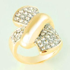 Gold Plating Butterfly Design for Fashion Jewelry Ring (A04761R1S)