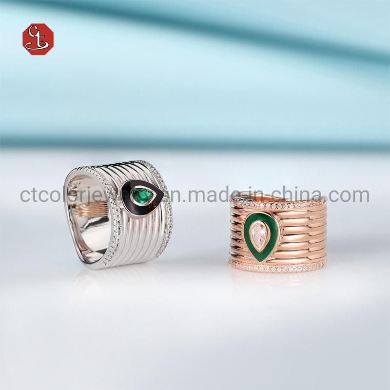 Fashion 925 Sterling Silver Stylish Jewelry Ring
