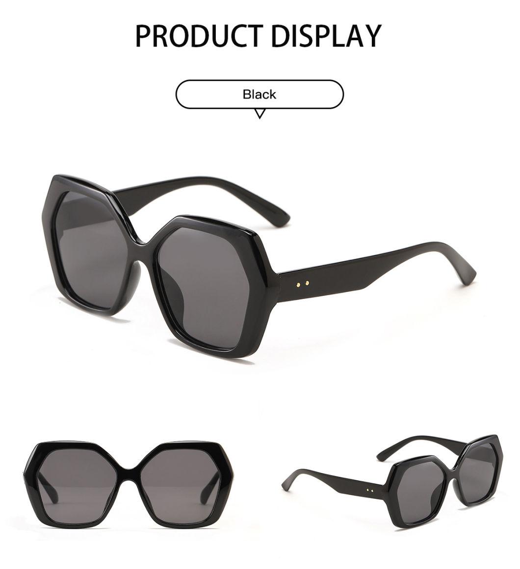 2022 Hot Sale Men and Women Fashion Trend Popular Colorful Oversized Square Frame Outdoor Travel UV400 Sunglasses