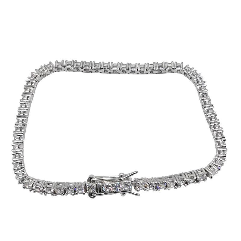 925 Silver Jewellery Women Man Tennis Bracelet Necklace Fashion Jewelry