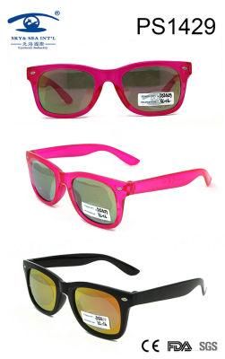 Fashion Popular Cute Colorful Kid Plastic Sunglasses (PS1429)