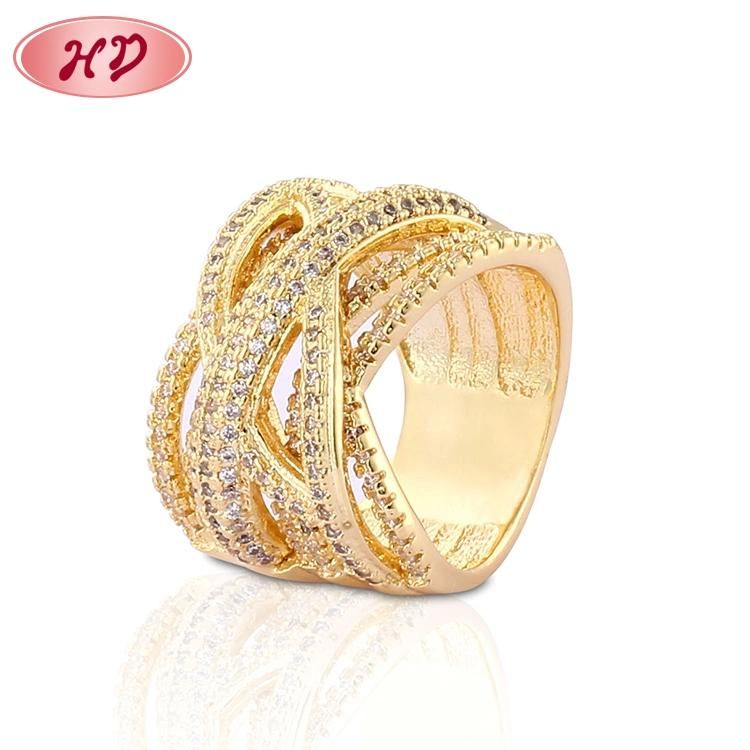 18K Gold Plated Stainless Steel Silver Fashion Wedding Engagement Man Finger Rings Jewelry Design