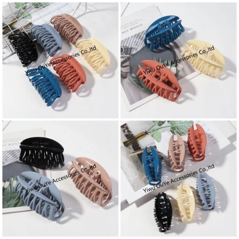 Customized Plastic Non-Slip Glossy Solid-Color Hair Accessories Pin Hairpin