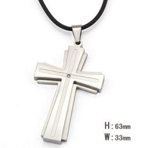 Stainless Steel Cross Pendant (PX8210)