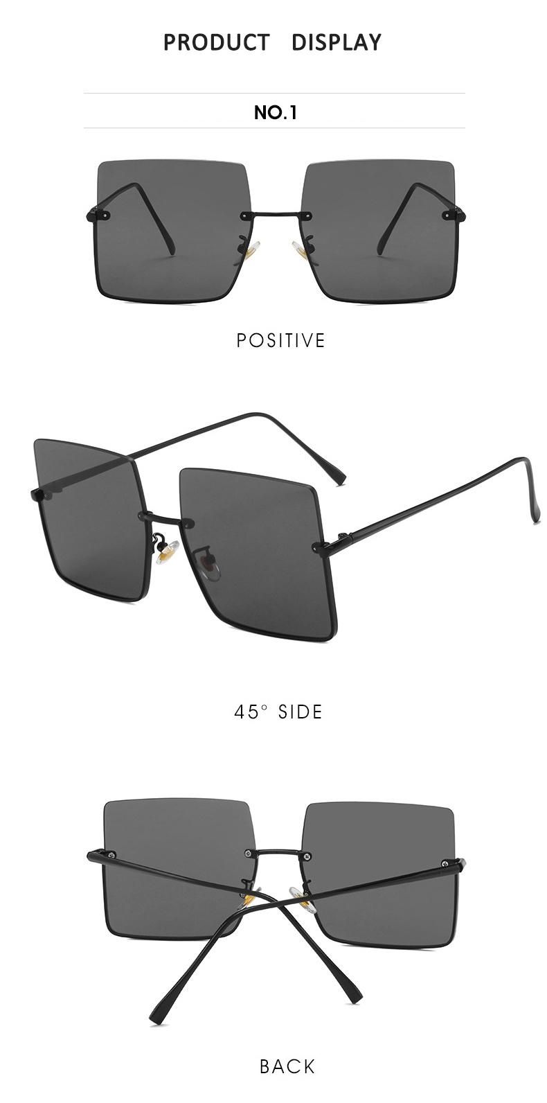 2022 New Wholesale Female UV400 Sunglasses Luxury Women Metal Frame Eyewear Custom Printed Fashion Sunglasses