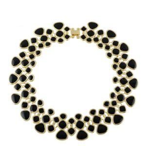Enamel Maxi Collar Choker Necklaces for Women