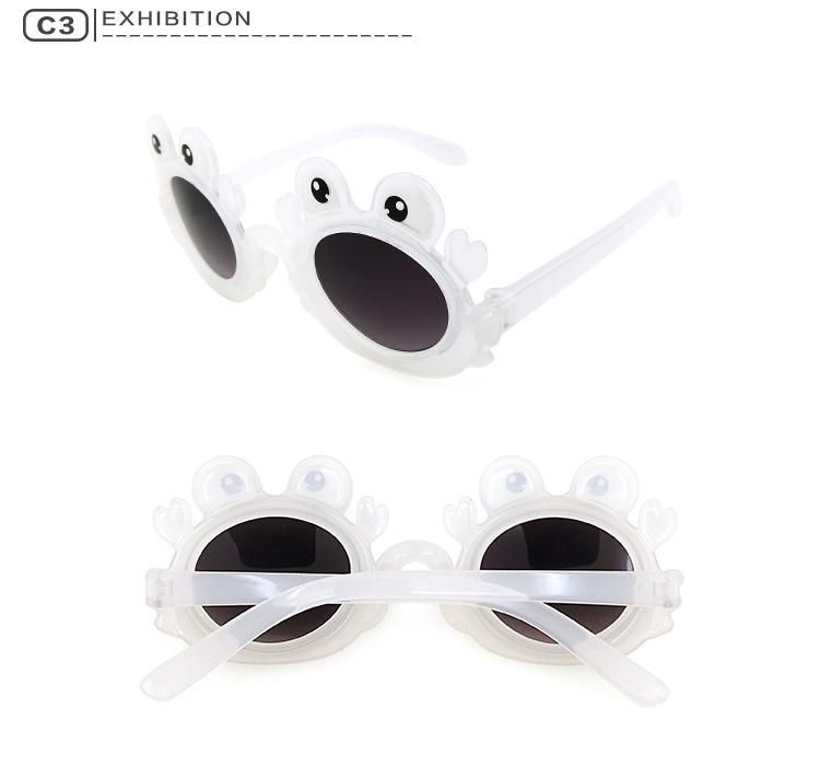 Lovely Cute Design Fashion Kids Children Boy Girl Frog Cartoon Print Sunglass UV400 Polarized Kids Sunglasses