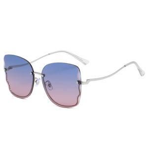 New Fashion Metal Frame Special Shaped Anti UV400 Unisex Sunglasses