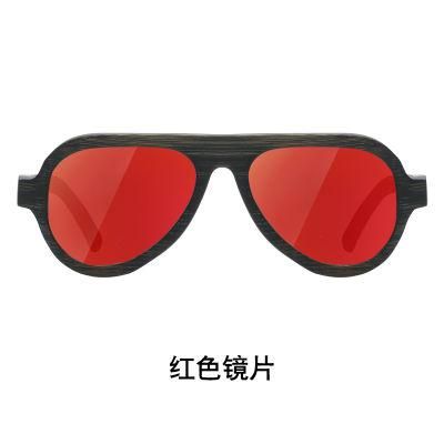 Wholesale Fashion Promotion Custom Logo Sport Style UV400 Polarized Bamboo Gift Sun Glasses