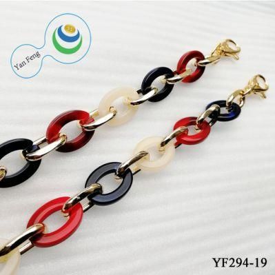 21.5mm New Pure Color Design Series Ornament Chain Plastic Chain Bag Accessories (YF294-19)