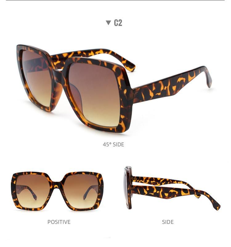 2022 Big Frame Women Fashion Sunglasses UV400 Polarized