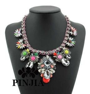 Crystal Statement Rhinestone Bead Bib Necklace Fashion Jewelry