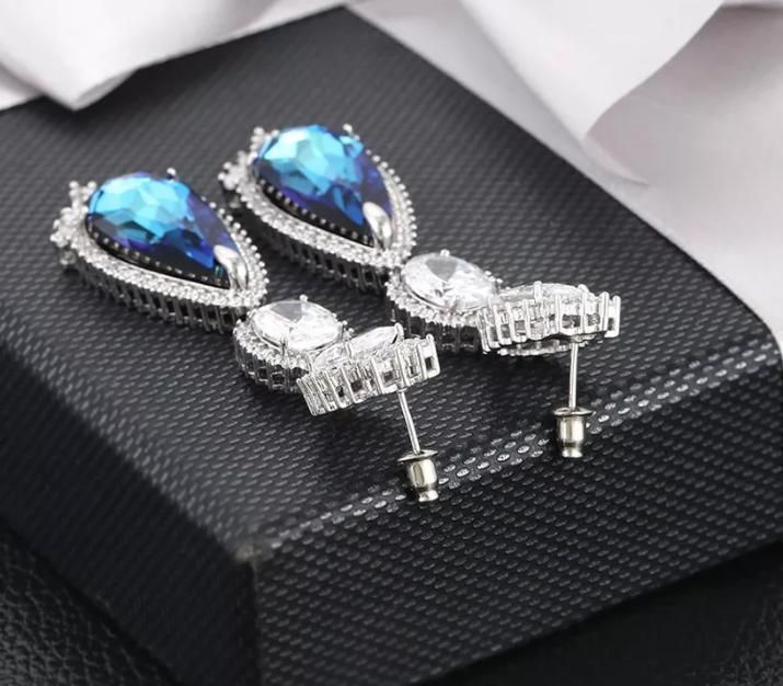 Luxury Wholesale Fashion Jewelry Crystals, Stylish Teenager Tops Earrings for Girl