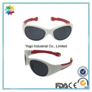 Safety Custom Lenses White Polarized Childrens Sunglasses Promotional