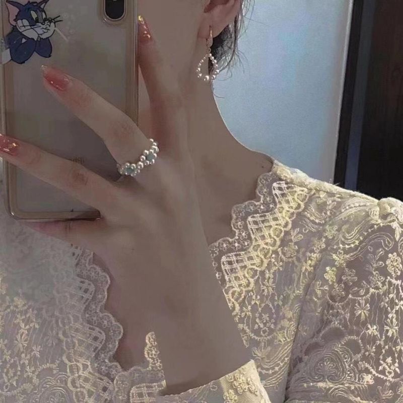 Natural Freshwater Pearl Small Pearl Eardrop Clip Korean Style Ear Stud Earrings Fashion Jewelry