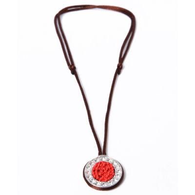 2020 Fashion Jewelry Beaded Red Pendant Necklace