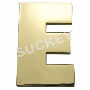 Metal Label with Letter E Shaped (HT0551)