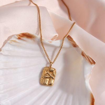 Fashion Jewelry Custom High Quality Fashion jewellery Body Gold Chain Waterproof Gold Plated Pendant Necklace