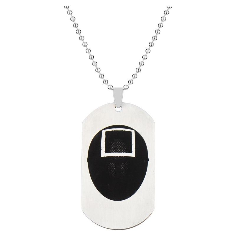 Film and Television Peripherals Squid Game Stainless Steel Necklace
