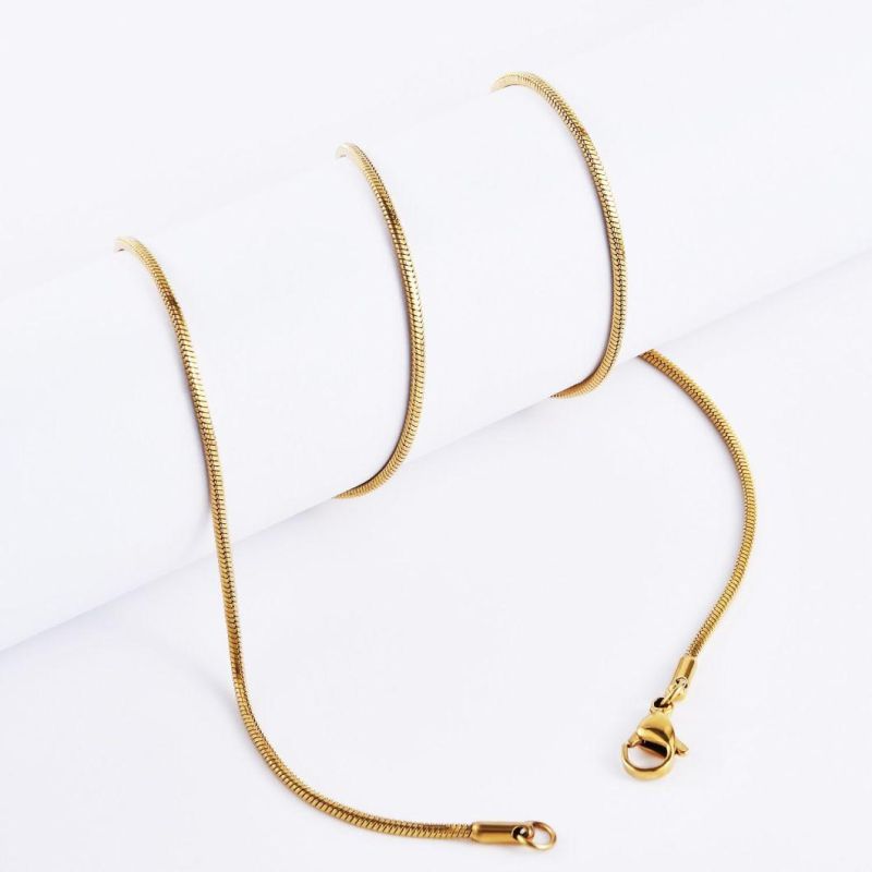 Hip Hop Stainless Steel Square Snake Chain Bracelet Fashion Jewelry Necklacejewellery Design