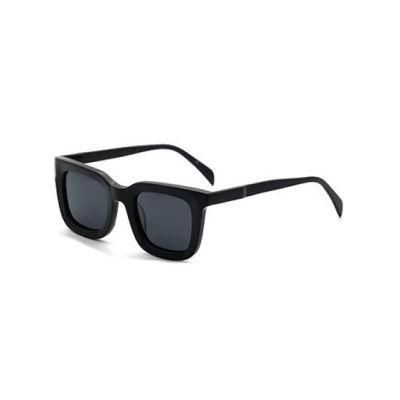 Vintage High Quality Acetate Sunglasses Fashion Square Frame Sun Glasses Custom Logo Polarized Trendy Eyewear for Women Men