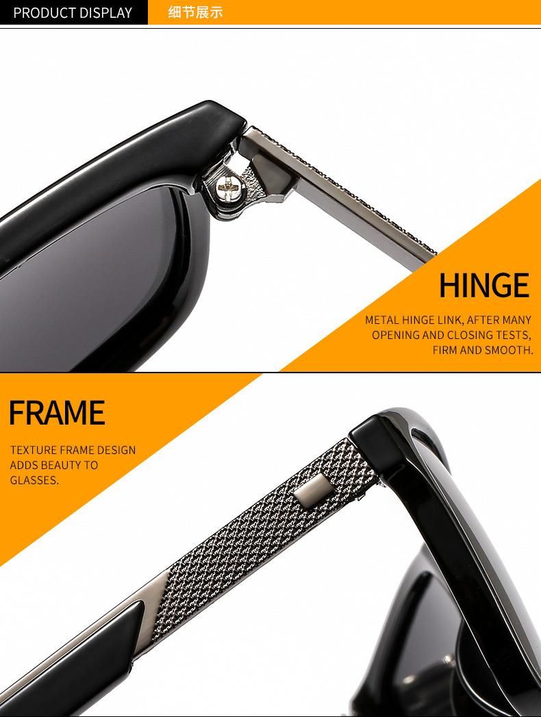 New Polarized European and American Retro Sunglasses