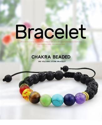 Top Selling Colorful Natural Stone Beaded Peaceful Easy Feeling Bracelet