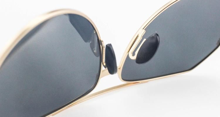 New Polygon Double Beam Design Stock Polarized Men Sunglasses