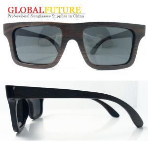 Fashion Ebony Polarized Wood Sunglasses