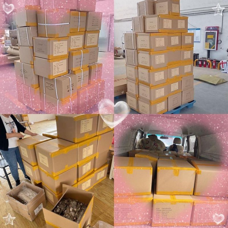 Wholesale Special Square Chain Link Design Brass with Crystal Cubic Earring in 18K Gold Plated for Fashion Jewelry Party and Gift