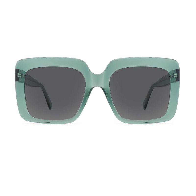 2022 High Quality Fashion Big Size Square Sunglasses Injection Acetate Customizable Sunglasses