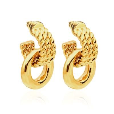 Wholesale Fashion 100% Copper Ear Stud Ring Style Earrings