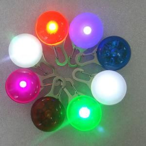 Pet Colorful Safety LED Round Dog Pendant