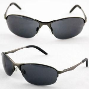 Fashion Metal Retro Oversized Polarized Sunglasses for Men (14247)