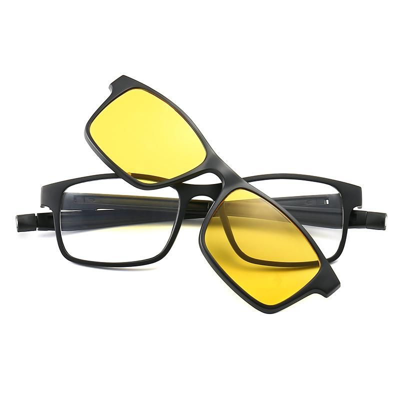 2020 Newest Design High Quality Clip-on Frames Acetate Sunglasses