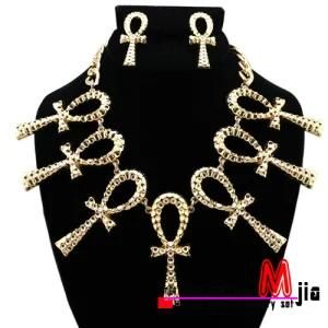 New Celebrity Style Ankh Cross Necklace (NDQ240)