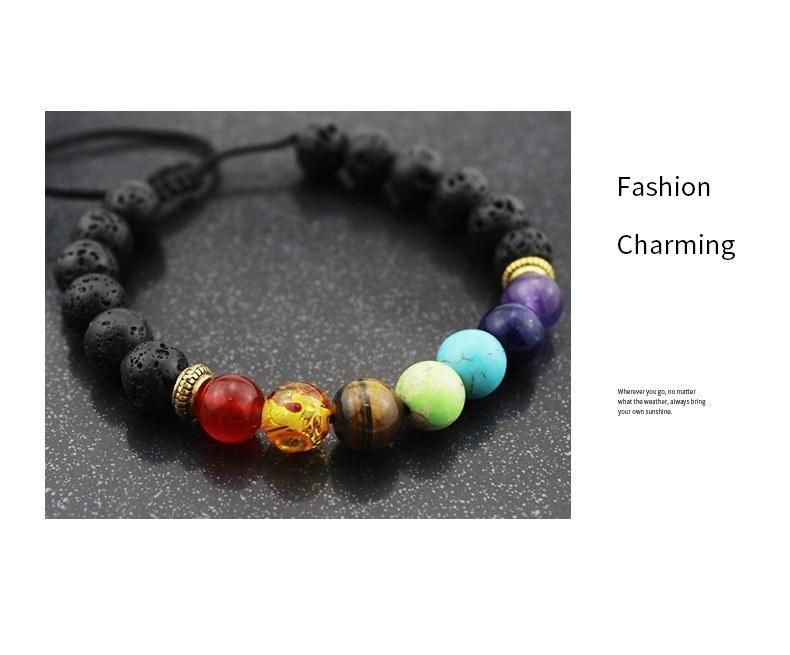 Top Selling Colorful Natural Stone Beaded Peaceful Easy Feeling Bracelet