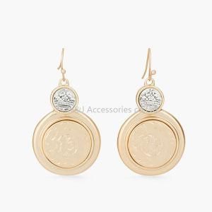 Newest 2017 Fashion Jewelry Alloy Gold &amp; Silver Plated Drop Earrings for Woman