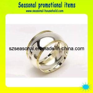 Round Napkin Ring with Gold Rim (NR011)