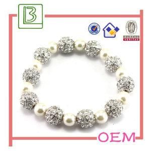 Fashion Shining Crystal and Pearl Personalized Designer Jewellery (BS091)