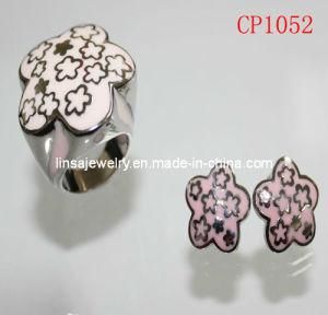 2013 Fashion Flower Design 316L Stainless Steel Jewelry Set (CP1052)