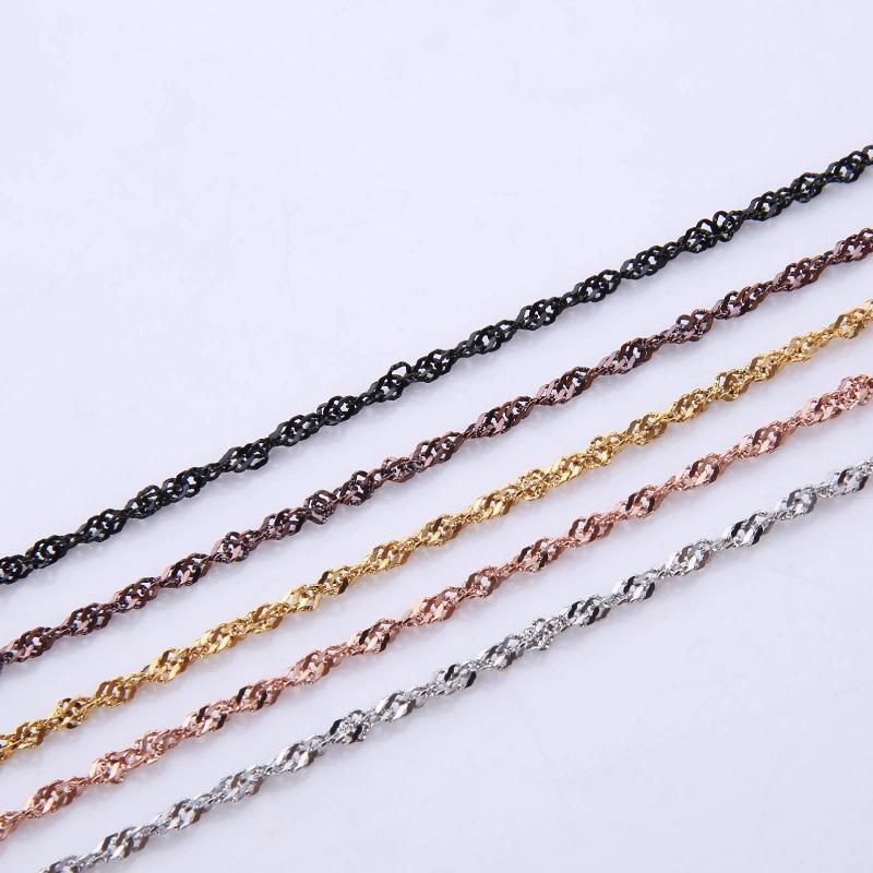 Singapore Chain for Necklace and Bracelet