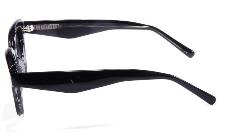 Wholesale Round Chamfer Shape Vintage Unisex Fashion Unisex UV400 Polarized Acetate Sunglasses