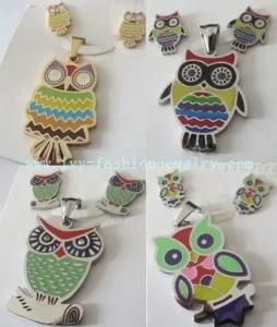 Fashion Jewelry, Enamel Owl Jewelry Sets for Women