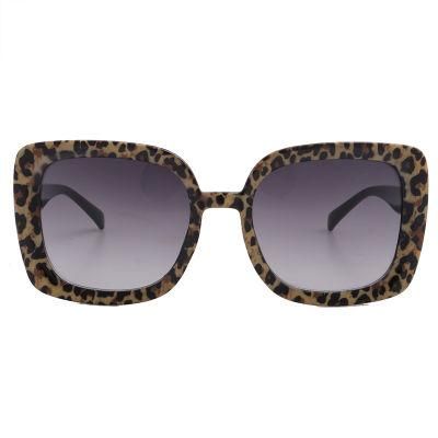 2020 Tortoise Paper Transfer Graduated Smoke Fashion Sunglasses